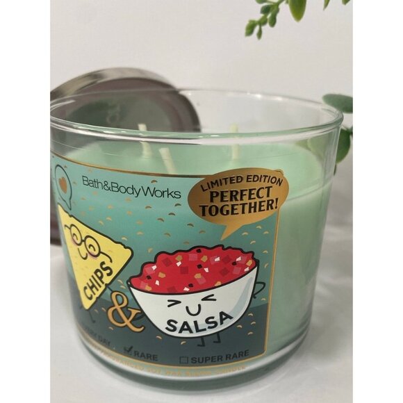 Bath &  Body Works Limited Edition “Chips & Salsa” New 3 Wick Candle - Picture 2 of 7